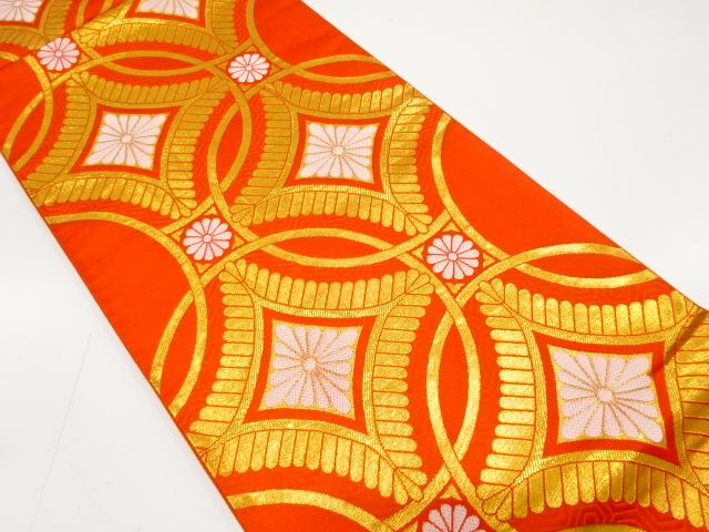 JAPANESE OBI FOR KIDS / WOVEN SHIPPO PATTERN